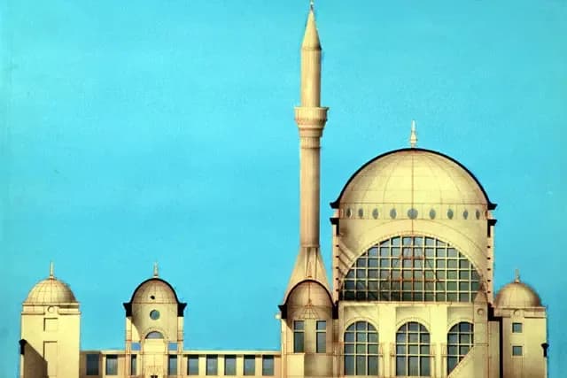Abu Baker Al-Siddiq Mosque, drawing 2