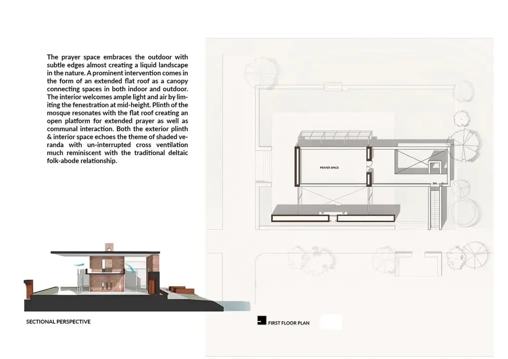 Adra Mosque, drawing 4