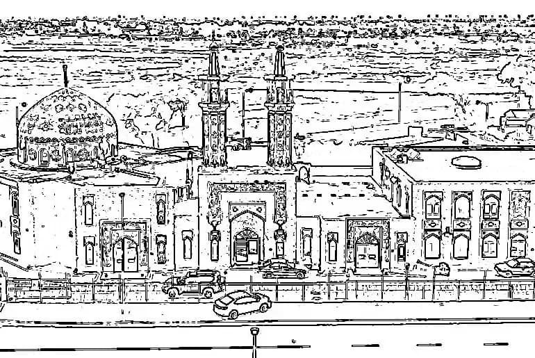 Ahlul Bait Mosque Complex, drawing 1