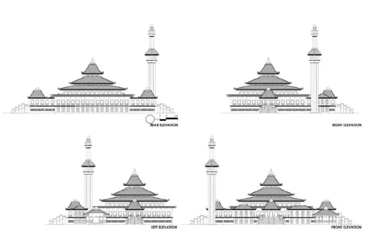 Al-Azim Mosque, drawing 3