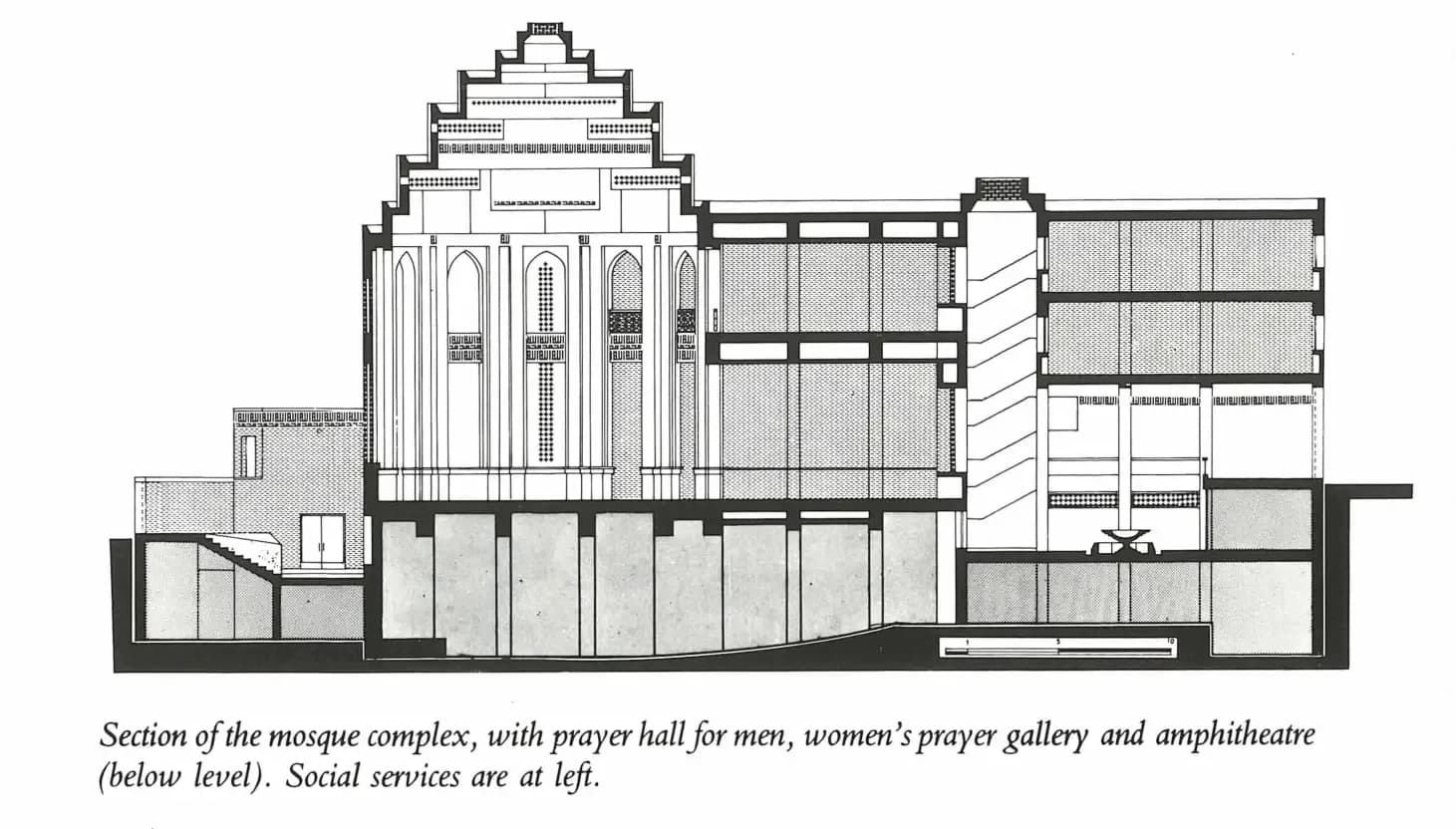 Al-Ghadir Mosque, drawing 3