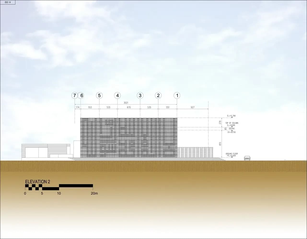 Al-Irsyad Mosque, drawing 5