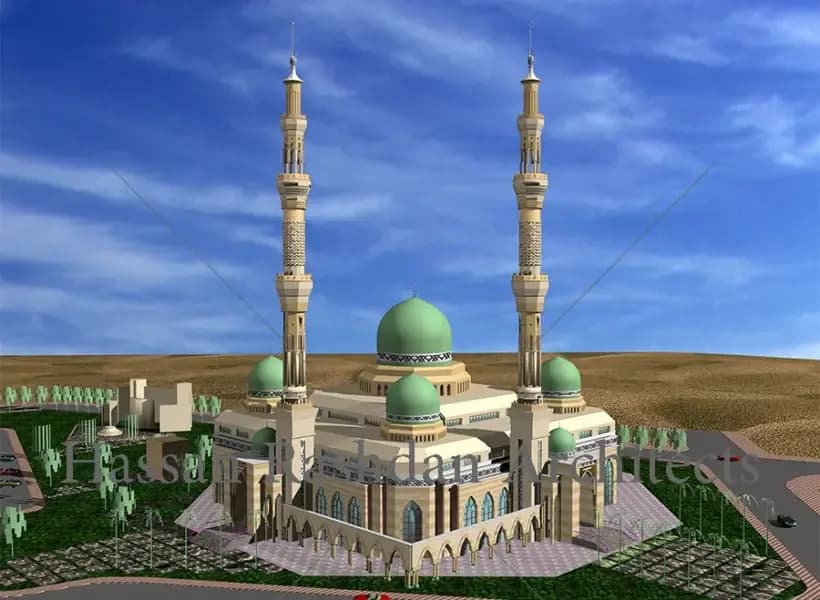 Al-Rahman Al-Rahim Mosque, drawing 1
