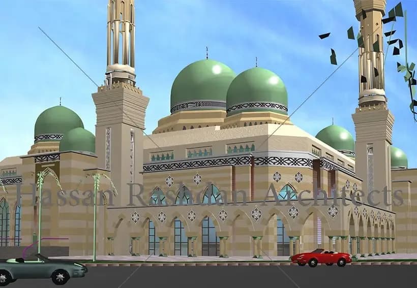 Al-Rahman Al-Rahim Mosque, drawing 2