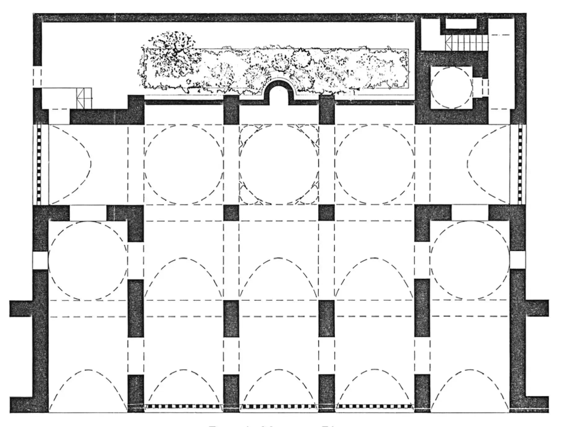 Al-Ruwais Mosque (Al-Farsi Mosque), drawing 1