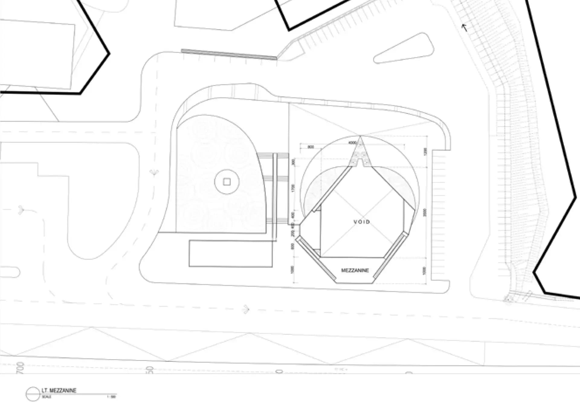 Al-Safar Mosque, drawing 2