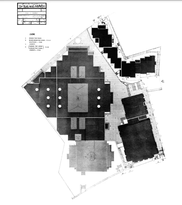 Al-Saud Mosque, drawing 3