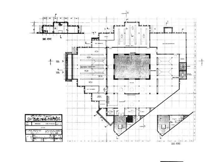 Al-Saud Mosque, drawing 5