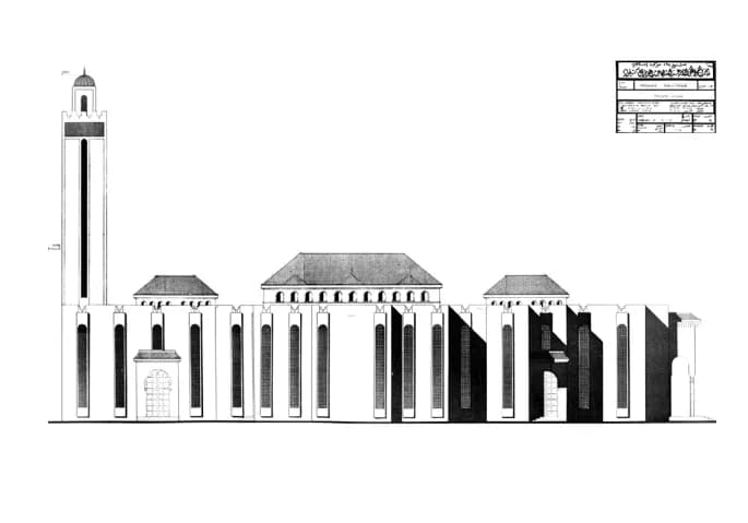 Al-Saud Mosque, drawing 6