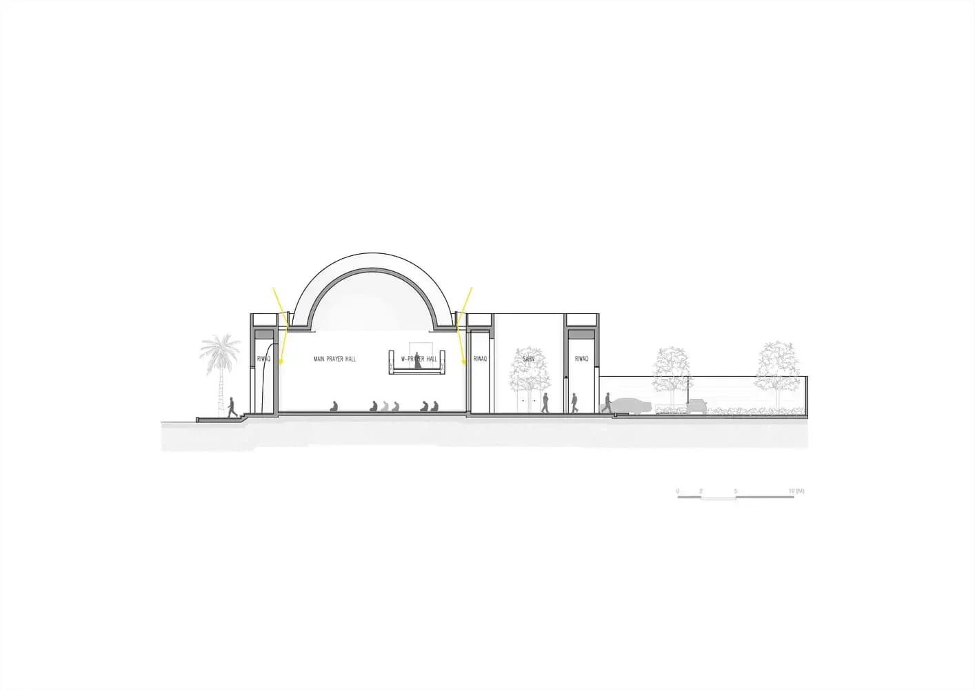 Al-Warqa’a Mosque (Ayesha Bint Al-Sayed Ibrahim Mosque), drawing 3