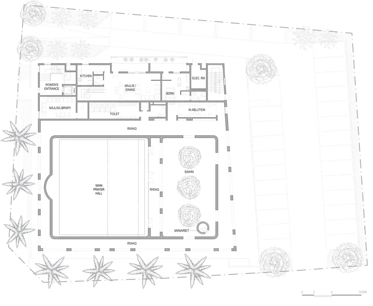 Al-Warqa’a Mosque (Ayesha Bint Al-Sayed Ibrahim Mosque), drawing 4