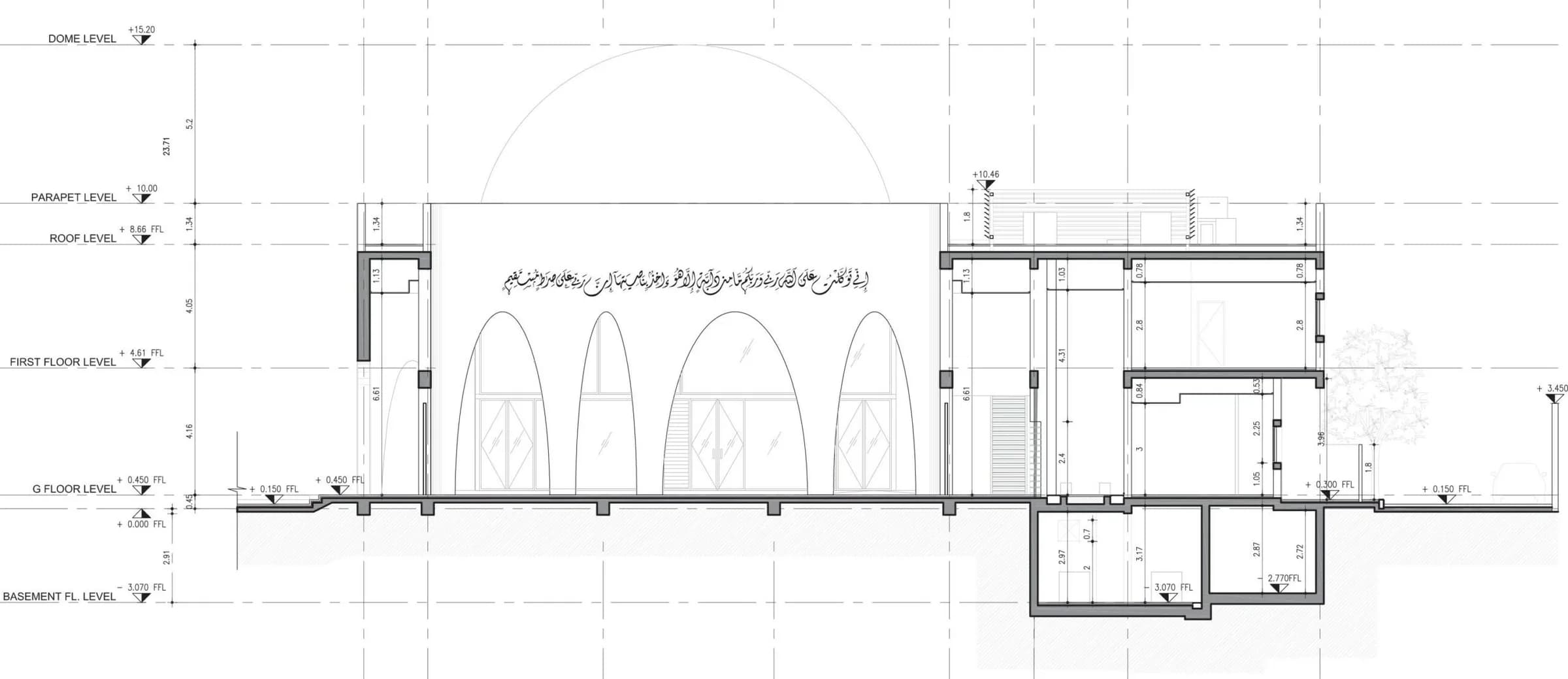 Al-Warqa’a Mosque (Ayesha Bint Al-Sayed Ibrahim Mosque), drawing 5