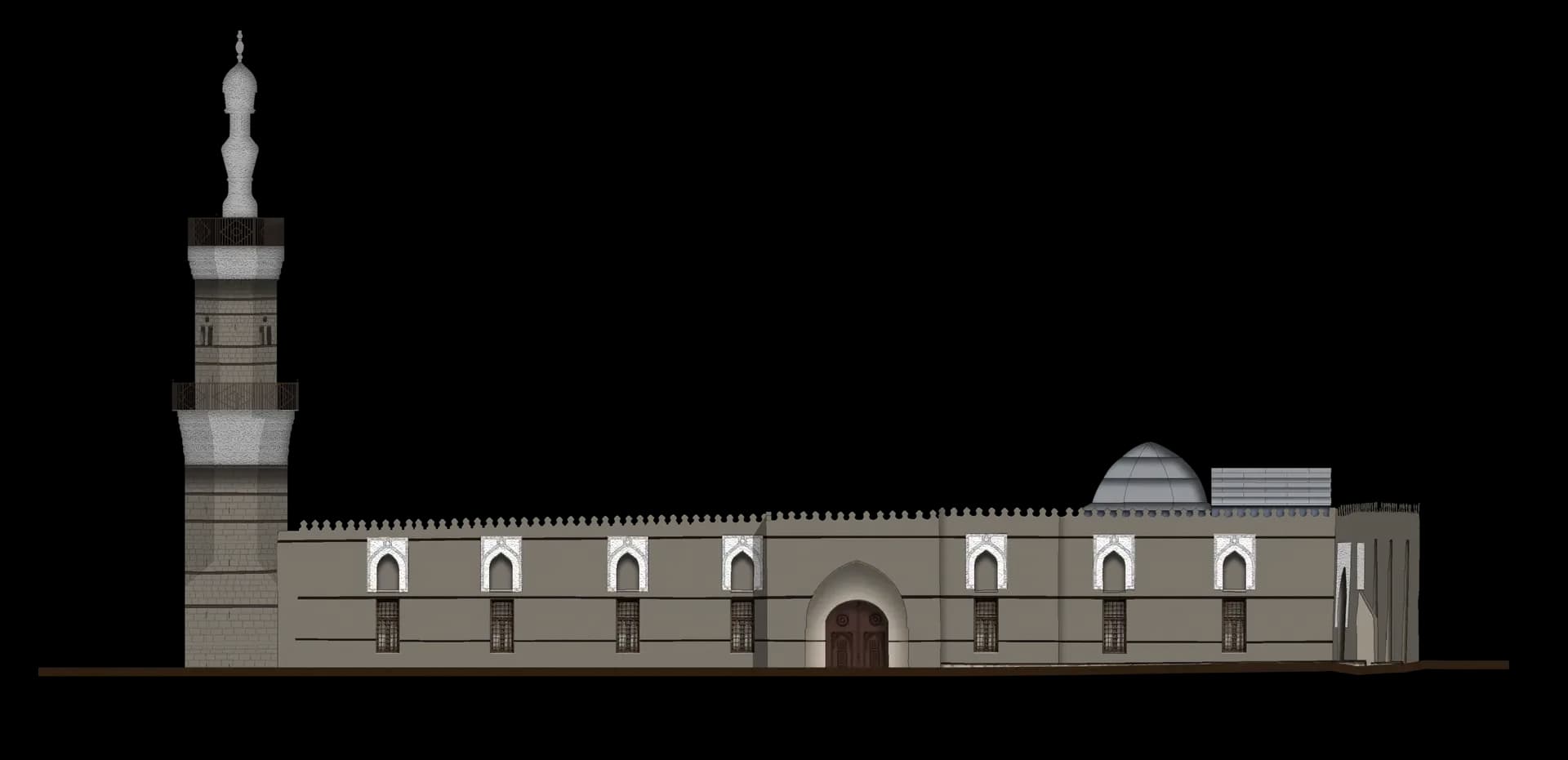 Al-Shafi'i Mosque (Imam Shafi'i Mosque), Jeddah, drawing 1