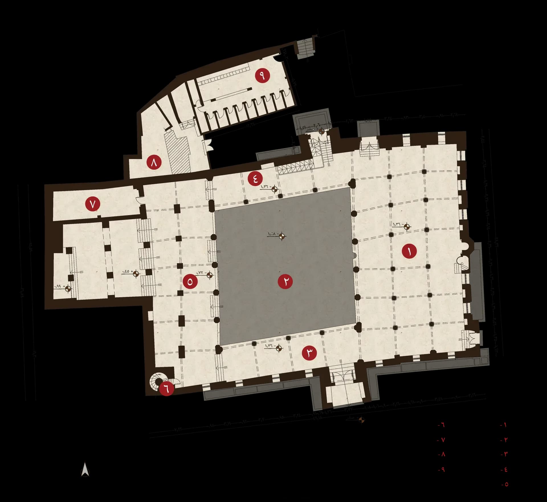 Al-Shafi'i Mosque (Imam Shafi'i Mosque), Jeddah, drawing 2