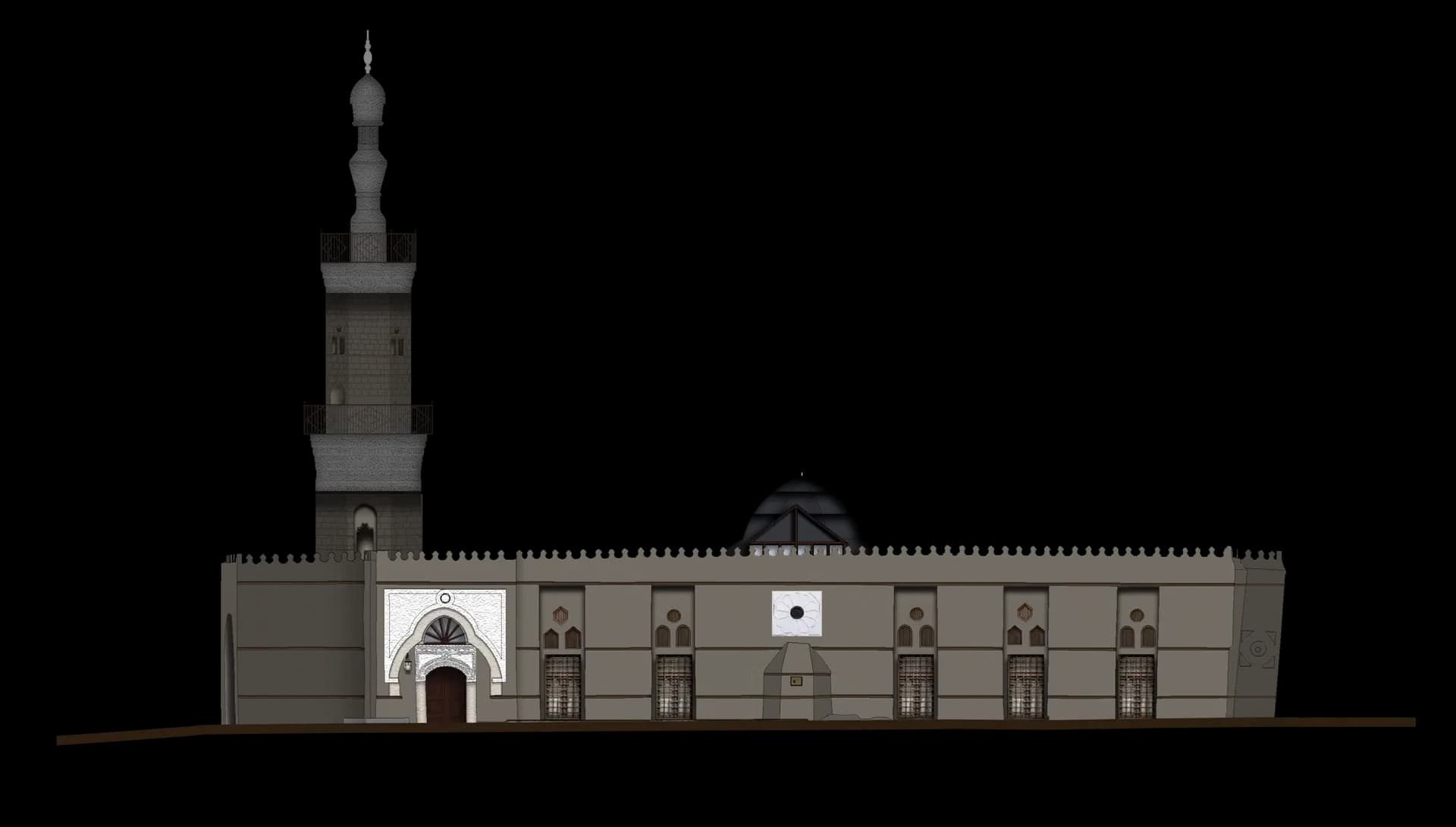 Al-Shafi'i Mosque (Imam Shafi'i Mosque), Jeddah, drawing 3