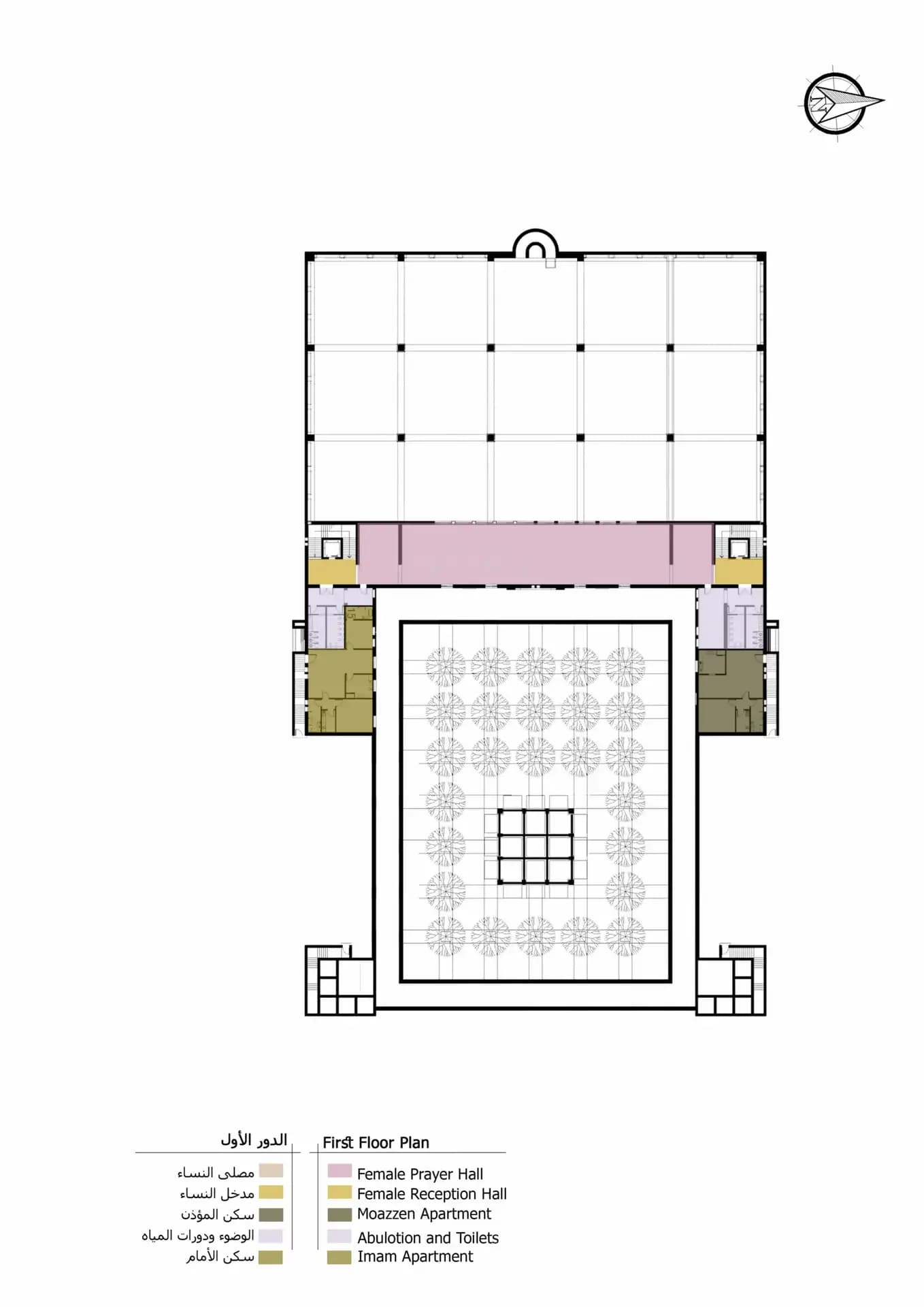 Al-Sheikha Salama Grand Mosque, drawing 2