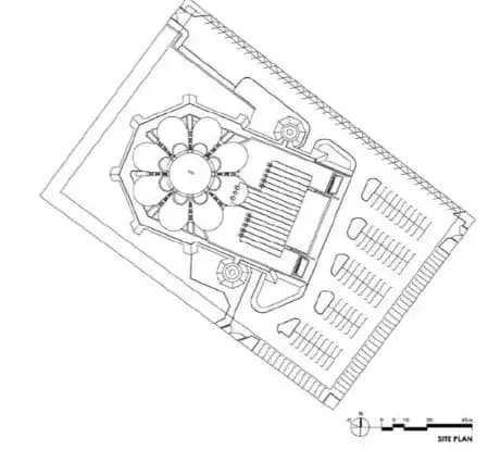 An-Nur Jamek Mosque, drawing 2
