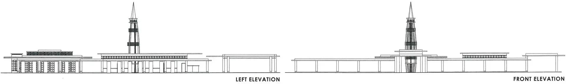 Ara Damansara Mosque, drawing 1
