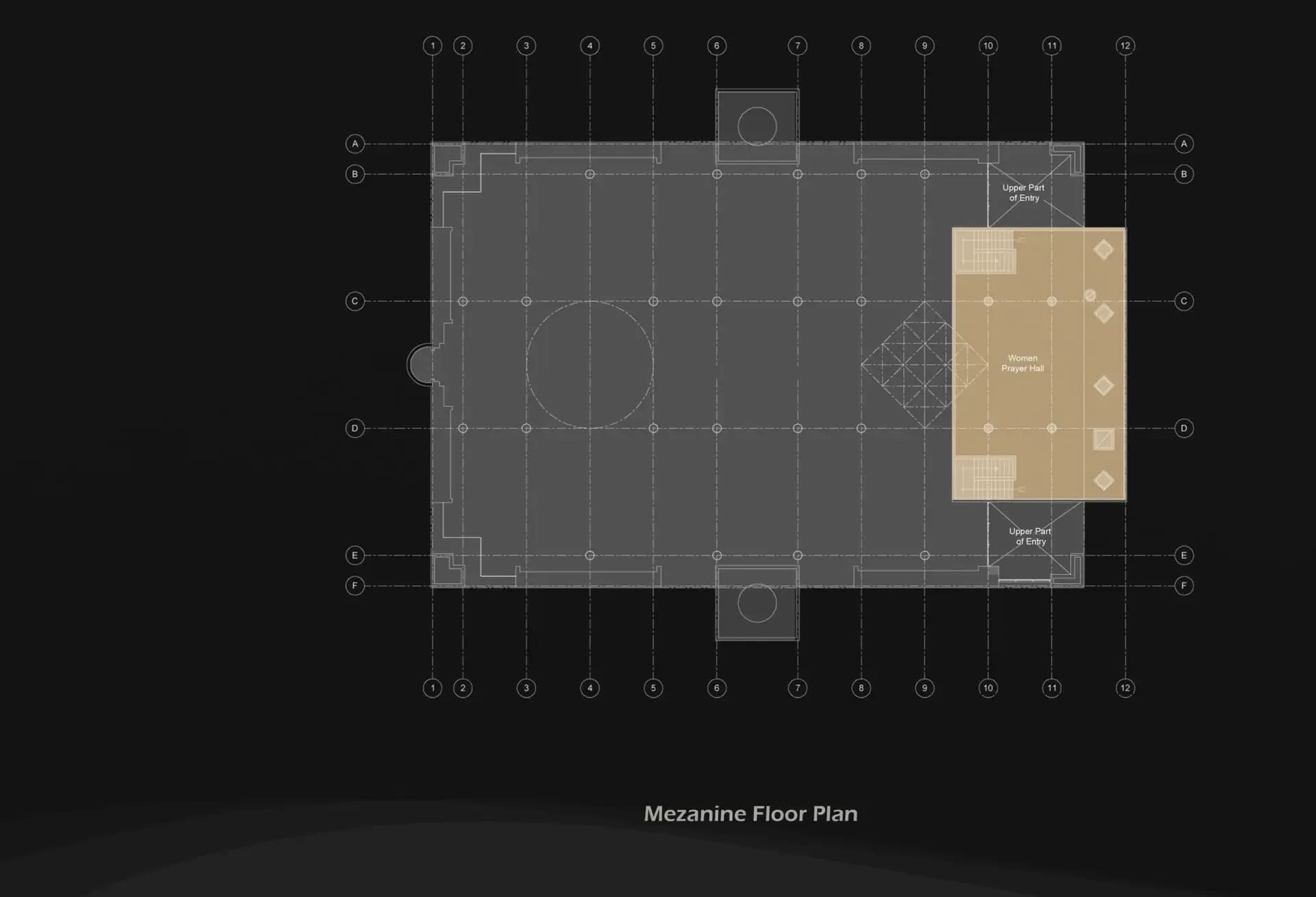 Abu Bakr Al-Siddiq Mosque (Aramco Mosque), drawing 2