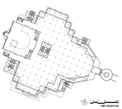 As-Syakirin Mosque, drawing 1
