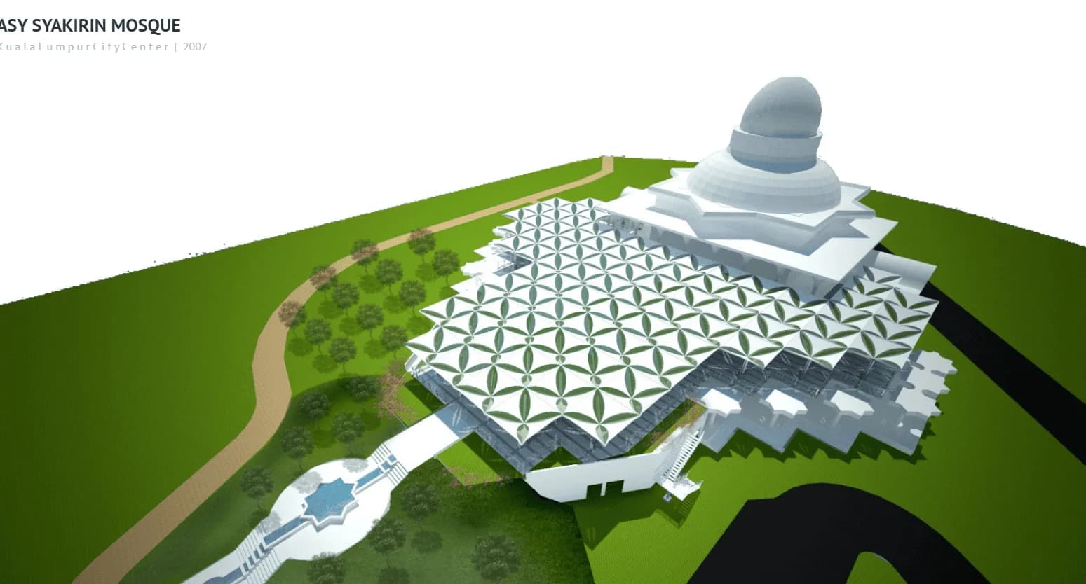 As-Syakirin Mosque, drawing 3