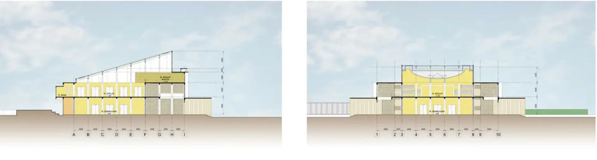 Asma'ul Husna Great Mosque, drawing 4