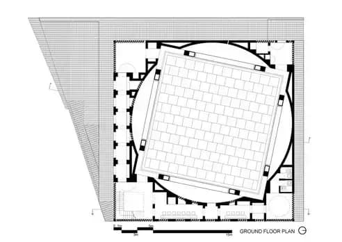 Bait Ur Rouf Mosque (Baitur Rauf), drawing 1