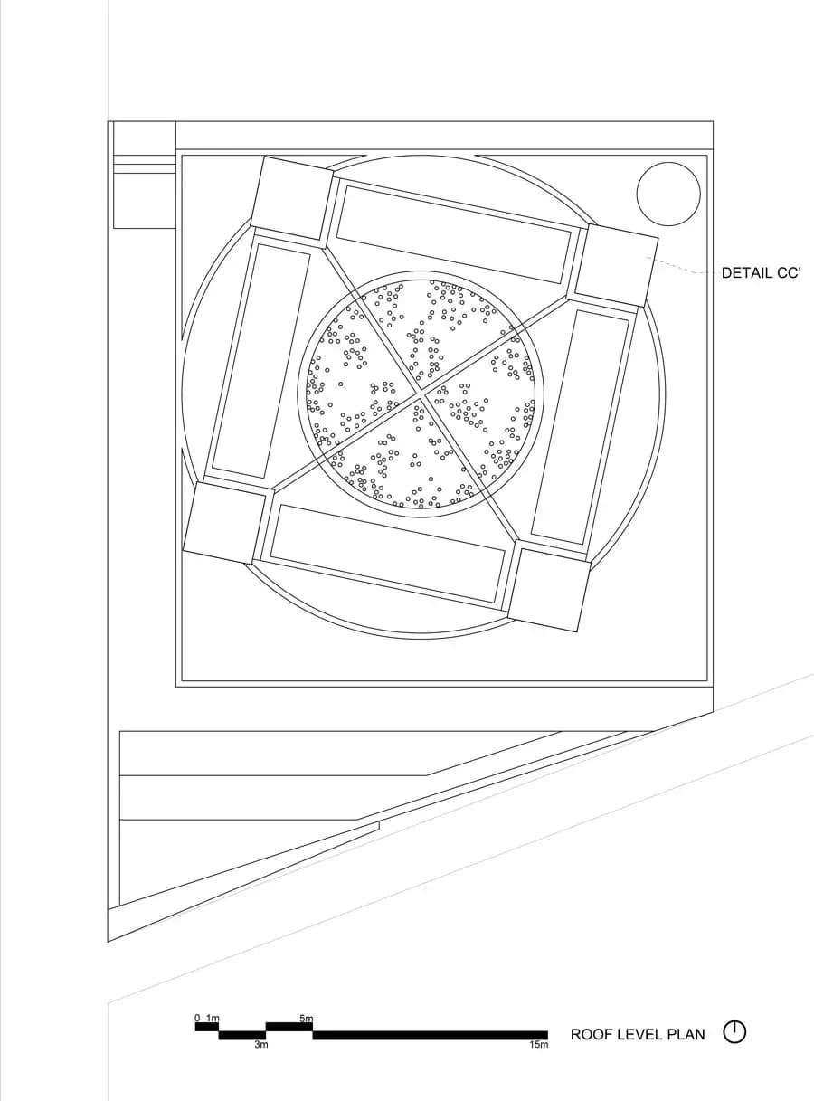 Bait Ur Rouf Mosque (Baitur Rauf), drawing 2