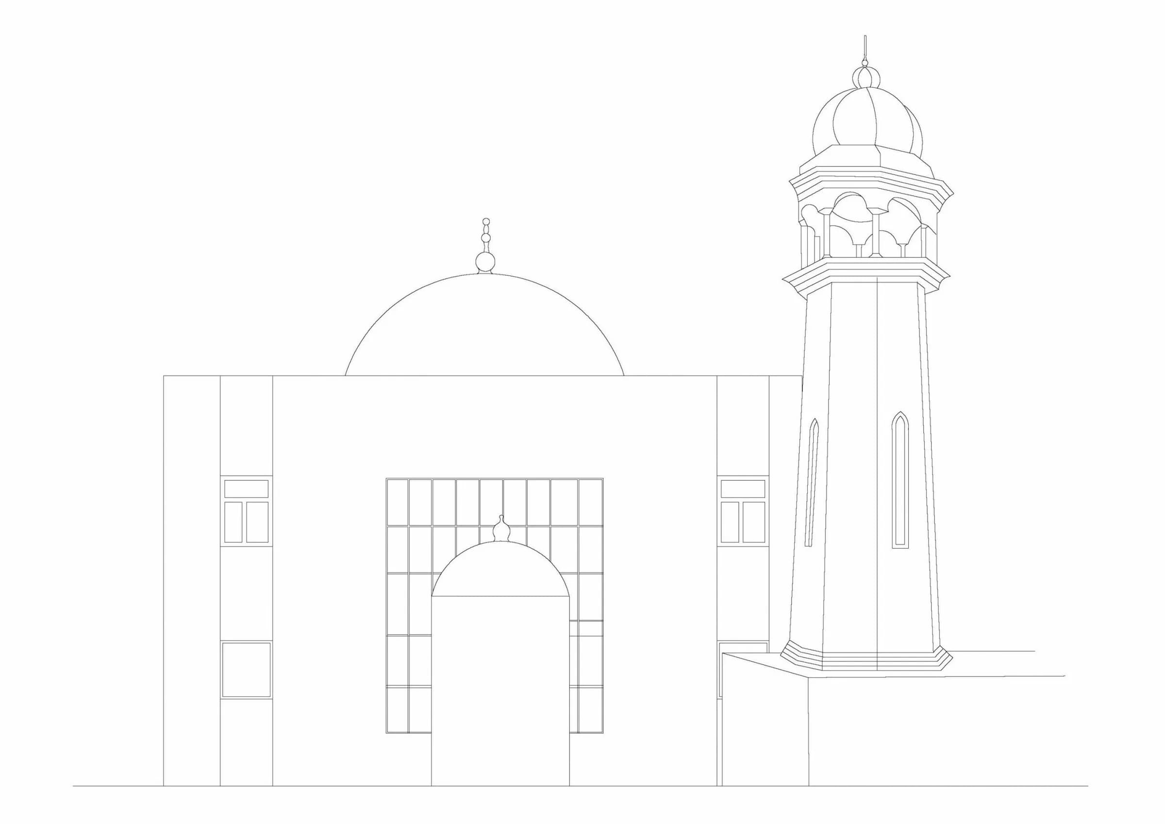 Baitur Rehman, drawing 1