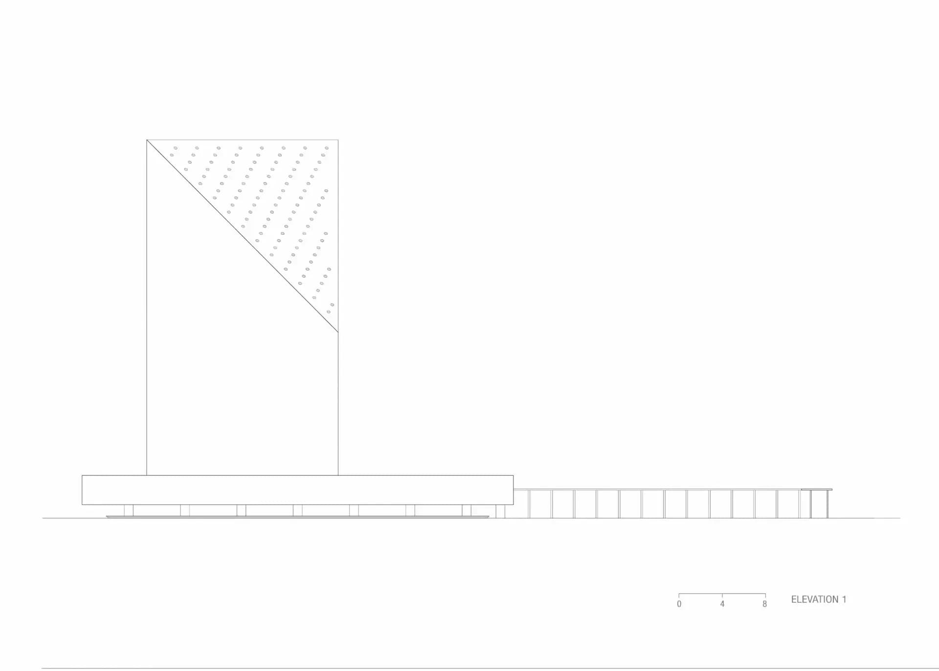 Baitus Shobur Mosque (Tubaba Mosque), drawing 8