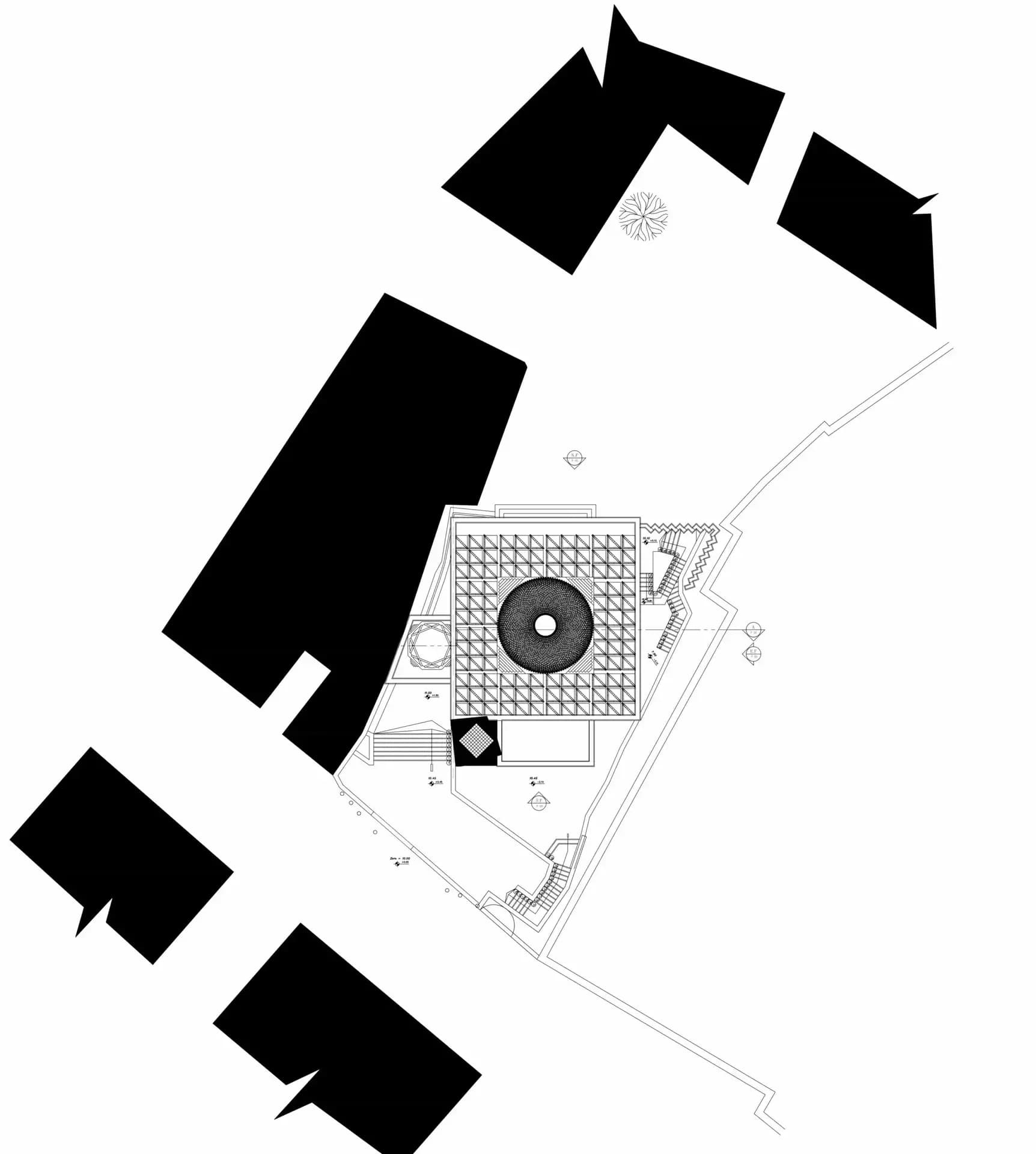Basuna Mosque (Abu Stait Mosque), drawing 1