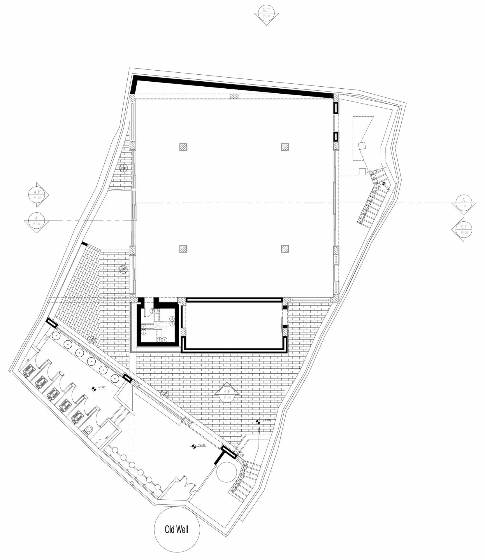 Basuna Mosque (Abu Stait Mosque), drawing 2