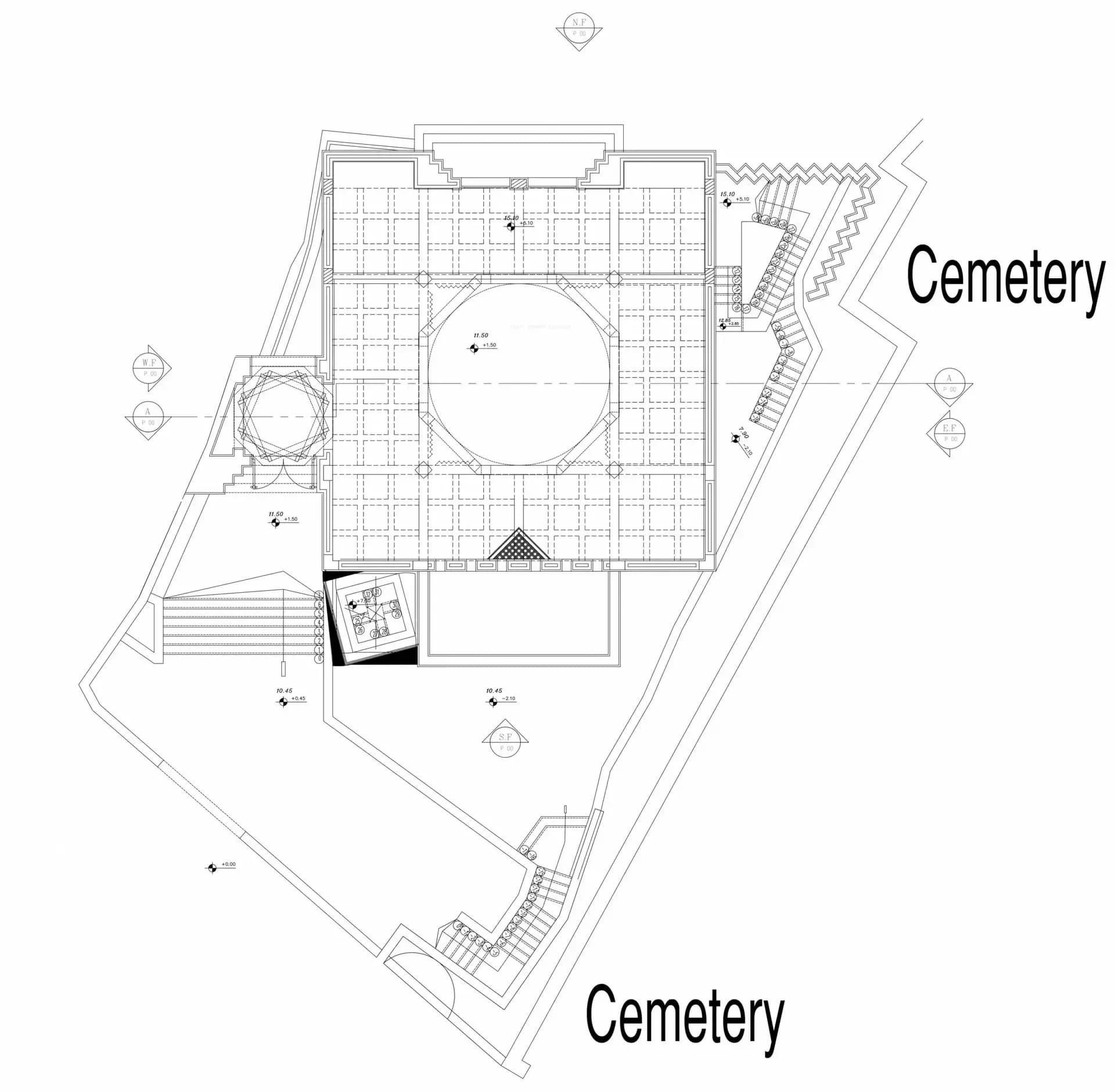Basuna Mosque (Abu Stait Mosque), drawing 5