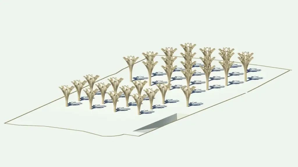 Cambridge Central Mosque, drawing 1