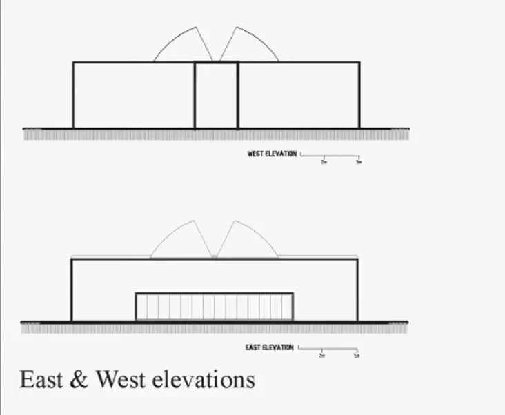 Chandgaon Mosque, drawing 2
