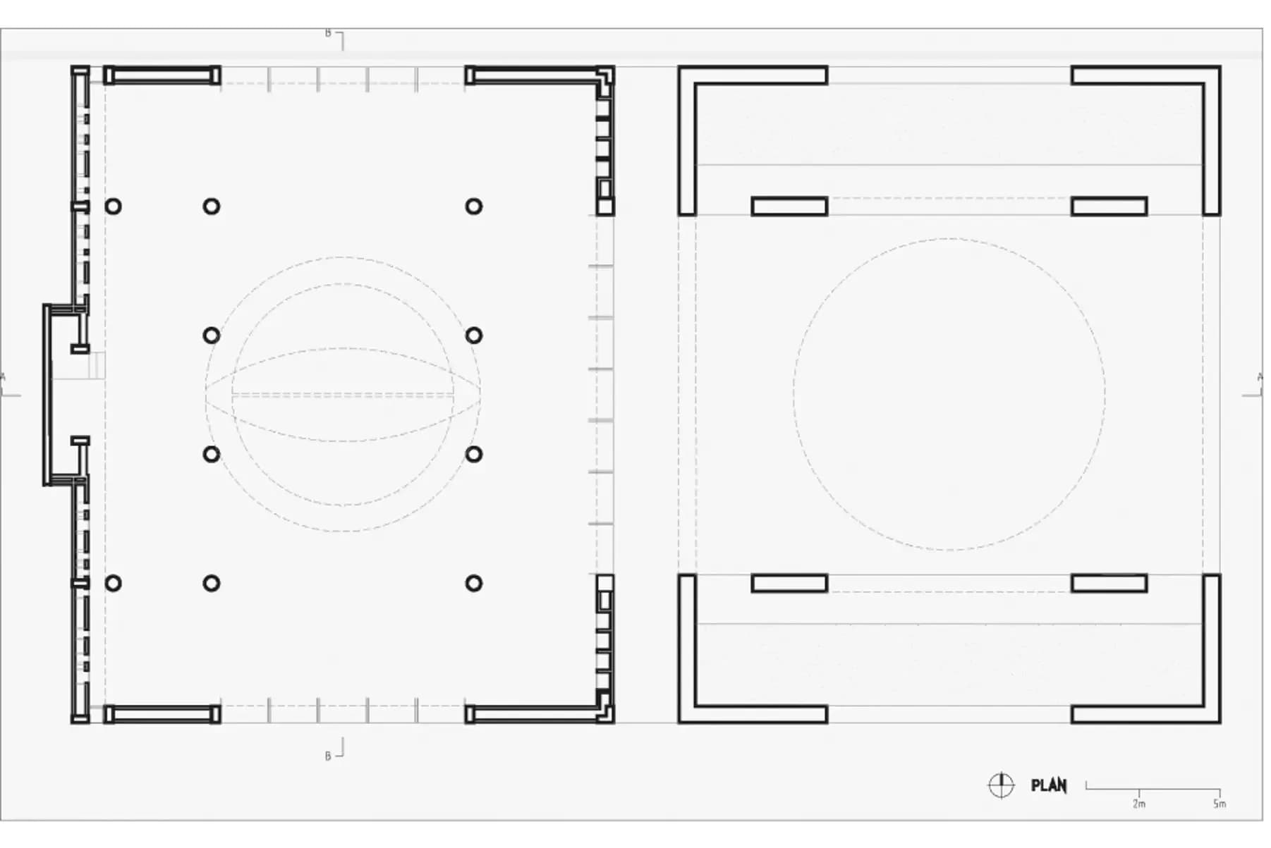Chandgaon Mosque, drawing 3