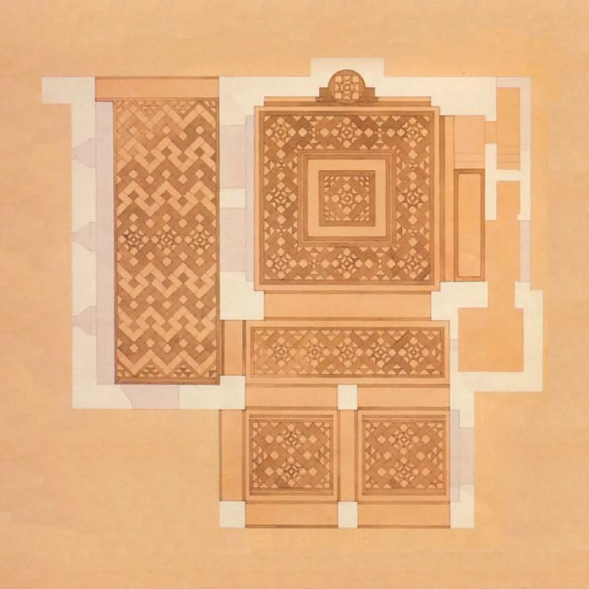 Corniche Mosque, drawing 2