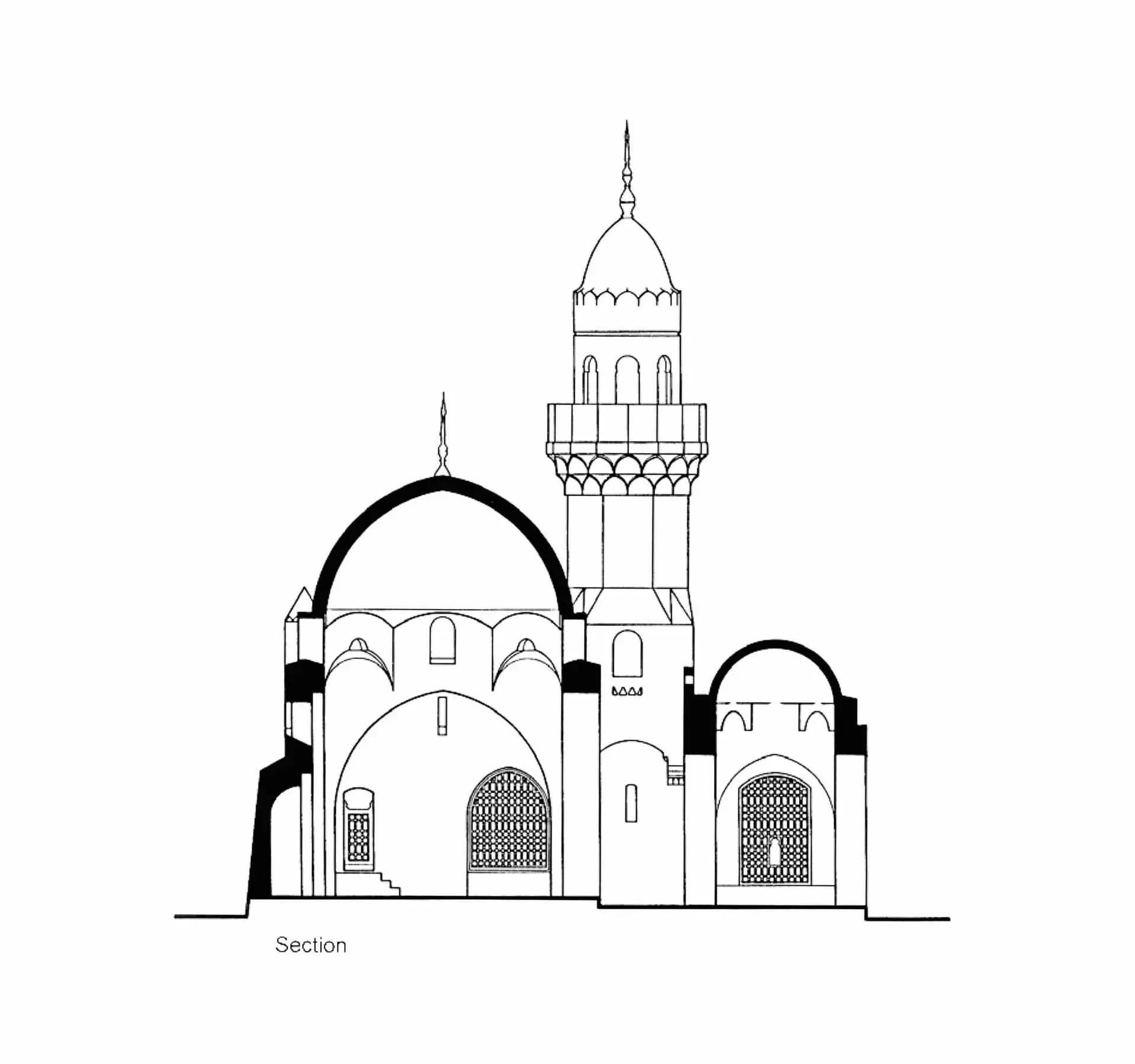 Corniche Mosque, drawing 3