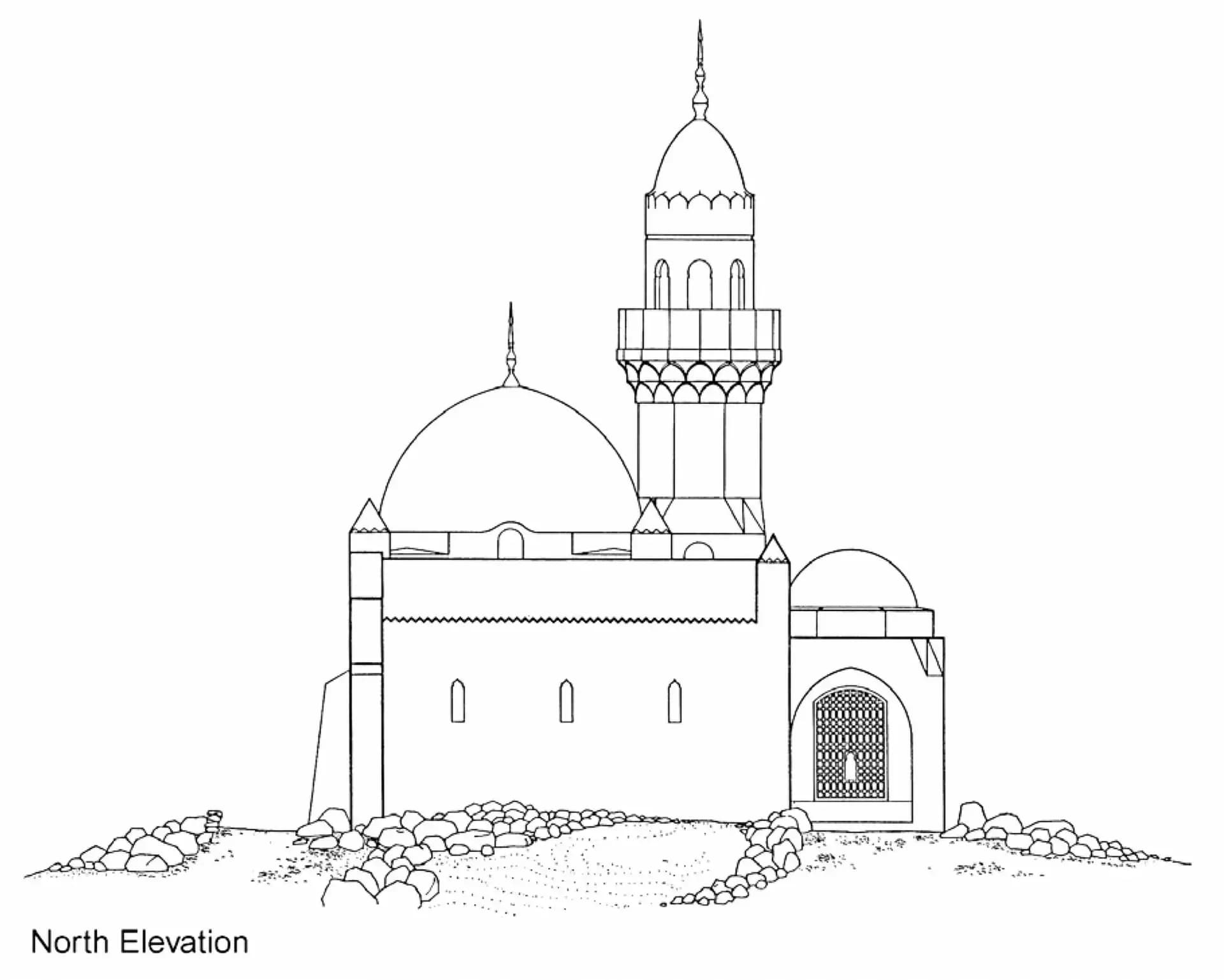 Corniche Mosque, drawing 4