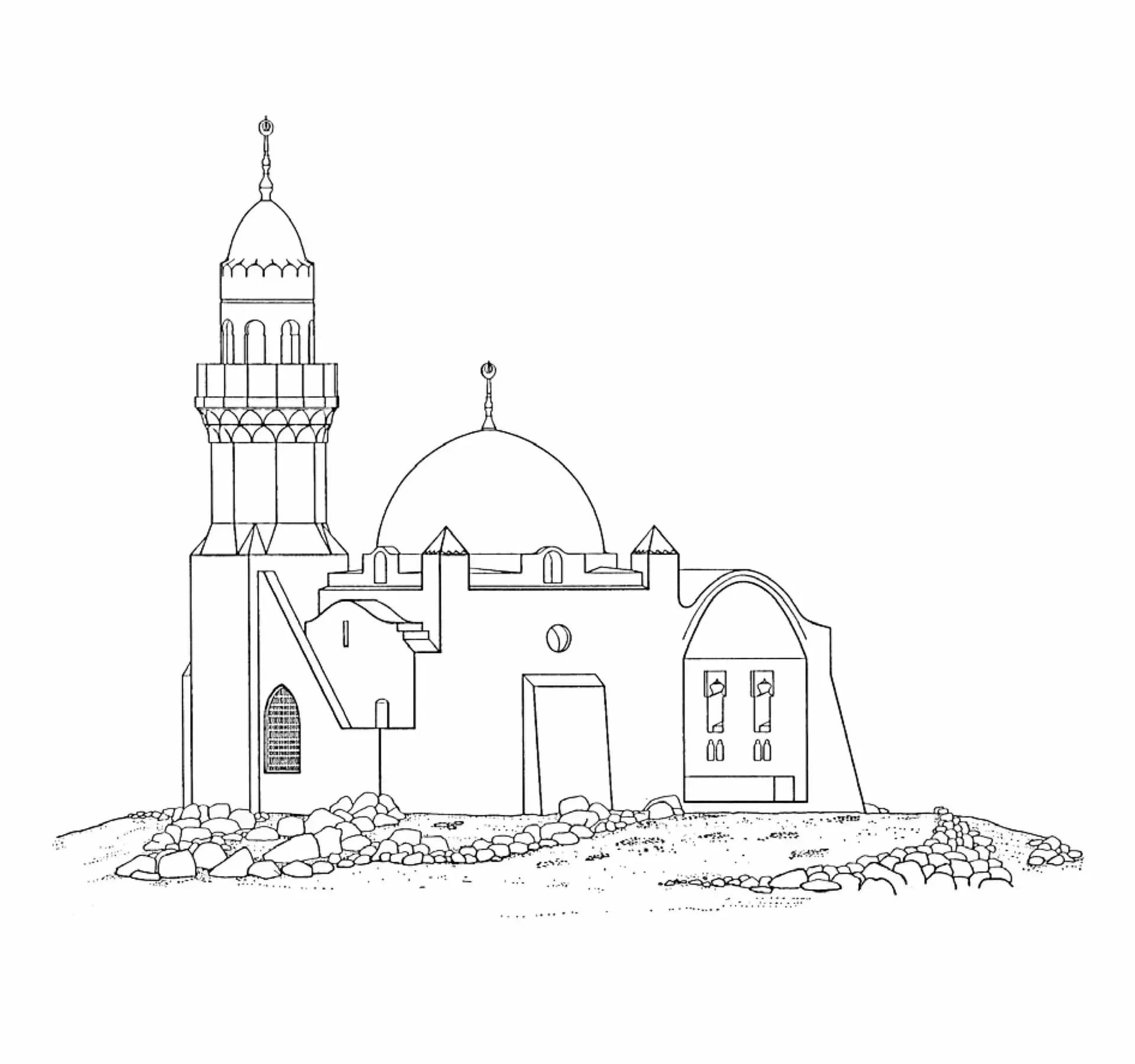 Corniche Mosque, drawing 6