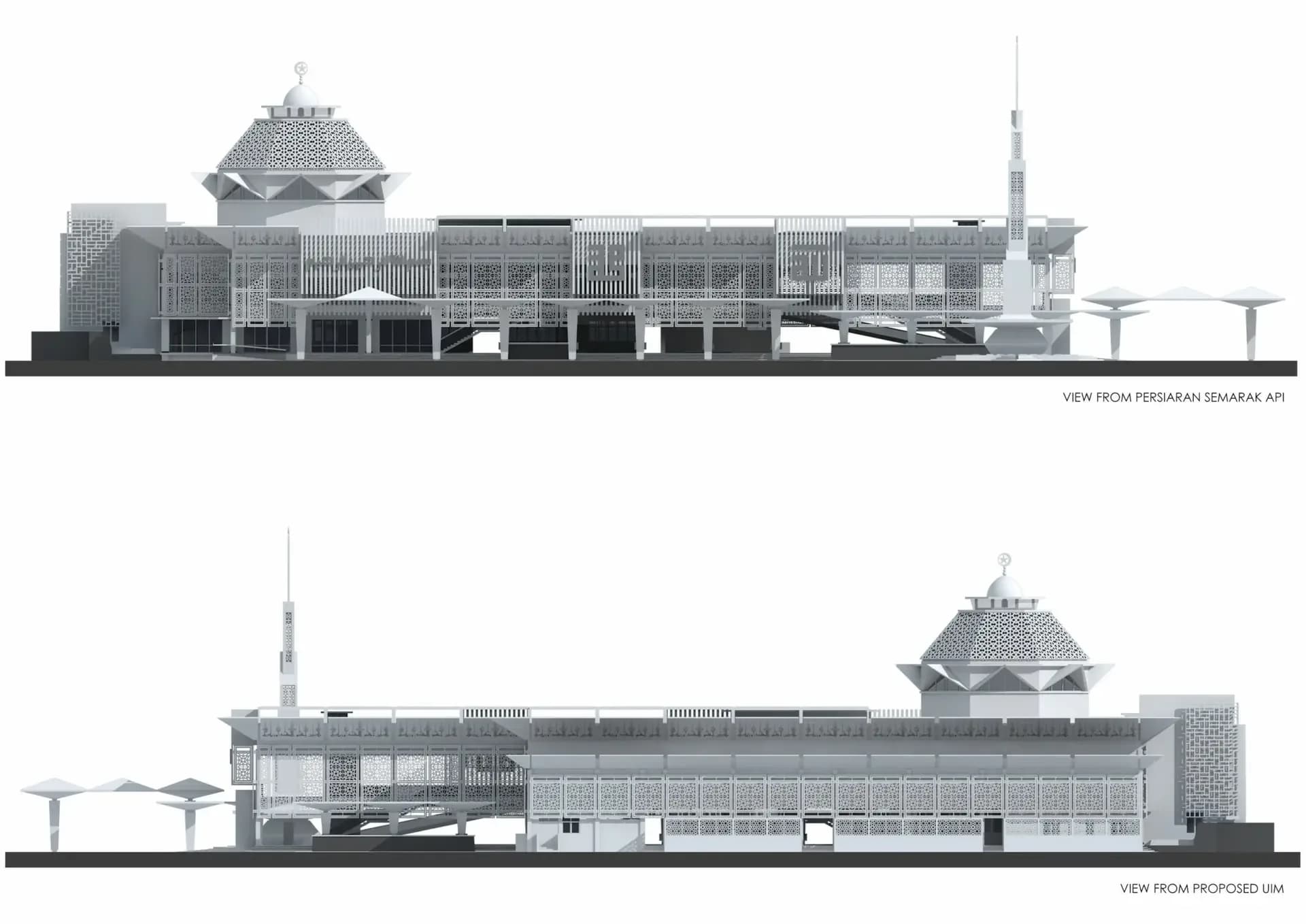 Cyberjaya Mosque (Raja Haji Fisabilillah Mosque), drawing 2