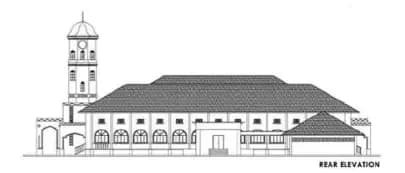 Dato Bentara Luar Mosque, drawing 1