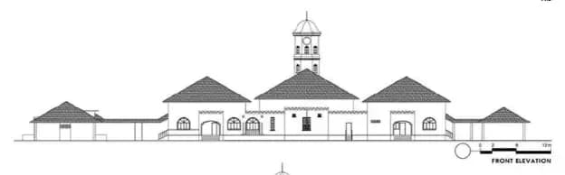 Dato Bentara Luar Mosque, drawing 3