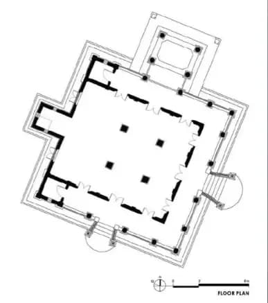 Dato Undang Kamat Mosque, drawing 1