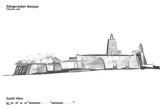 Djingereyber Mosque, drawing 7
