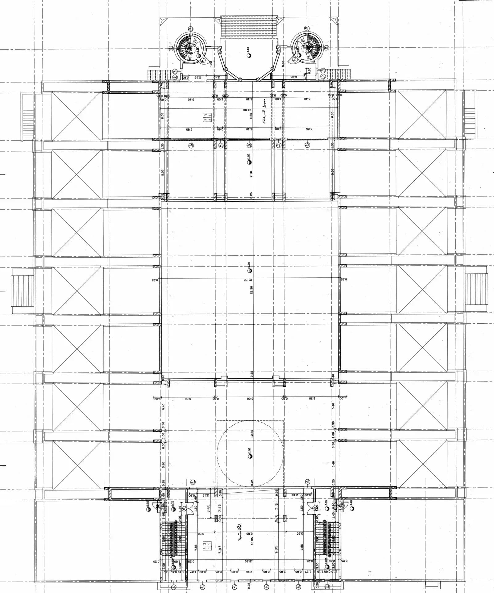 El-Zahraa Mosque, drawing 1