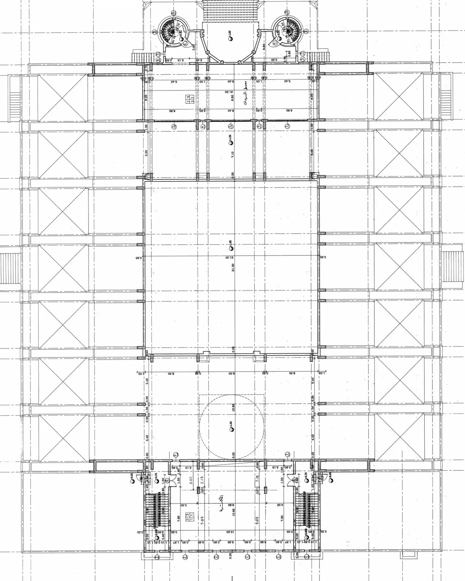 El-Zahraa Mosque, drawing 2
