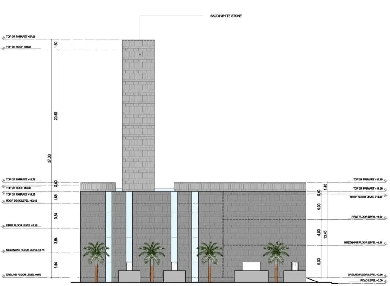 Al-Israa and Al-Miraaj Mosque, Al-Khobar, drawing 4