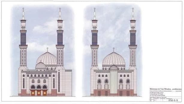 Essalam Mosque, drawing 1