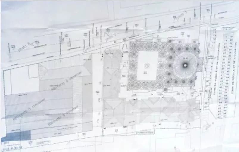 Grand Eyyub Sultan Mosque (Strasbourg), drawing 2